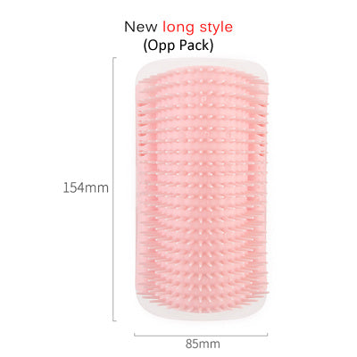 Wall or Furniture Adhesive Self Grooming Brush for Cats.