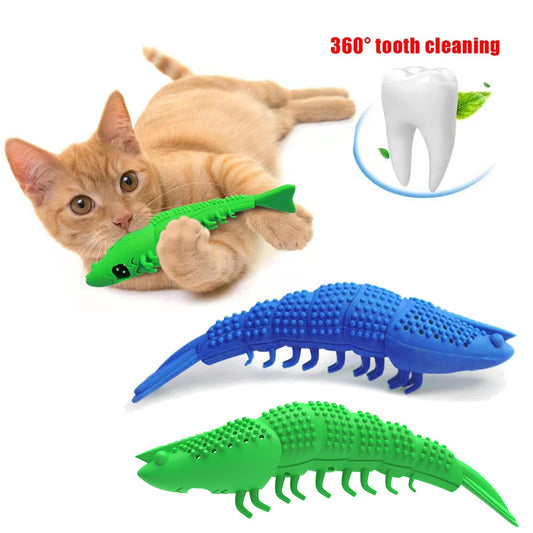 360 Degree Teeth Cleaning Interactive Rubber Toy for Cats